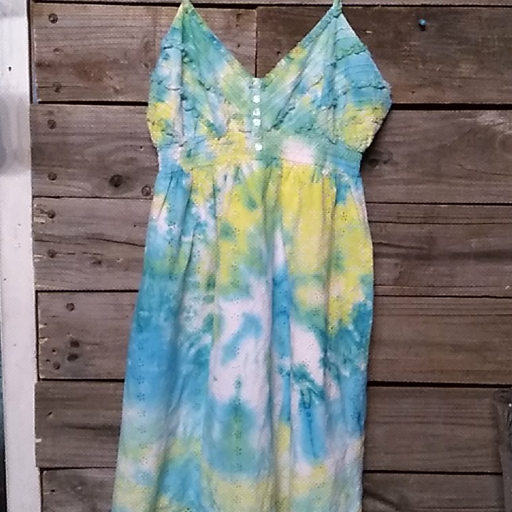 PASSPORT Custom Tie-dye Summer Dress